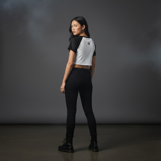 VAULTLINE | Women’s Micro-Ribbed Raglan Baby Tee
