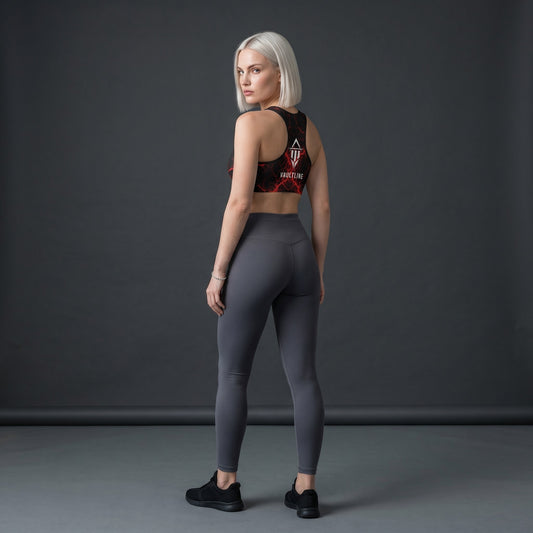 VAULTLINE | Red Fracture Women’s Sports Bra