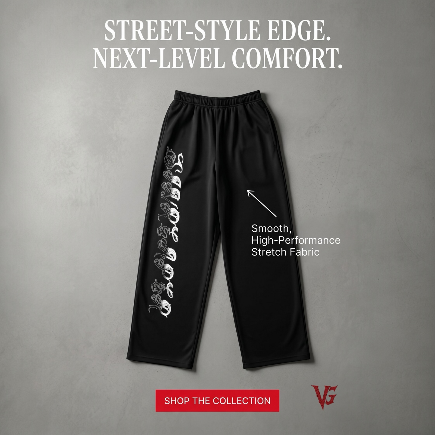VAULTLINE | Sinreaper Wide-Leg Sweatpants