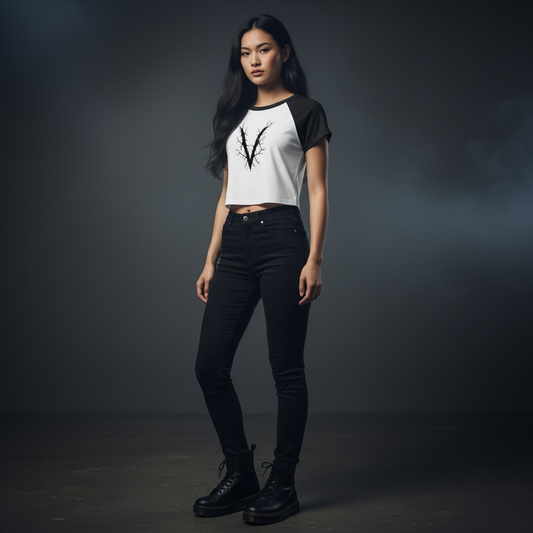 VAULTLINE | Women’s Micro-Ribbed Raglan Baby Tee