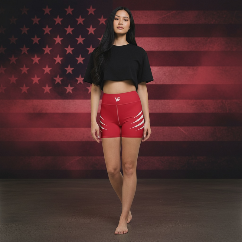 VAULTLINE | Liberty Steel Shred Yoga Shorts